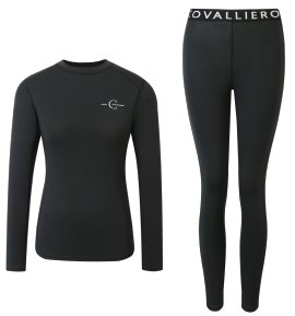 Damen Reit Funktionsunterwäsche Coval Schwarz