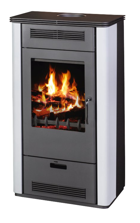 FIREFIX Kaminofen Etna (Verkleidung: Stahl Gussgrau) 7 kW