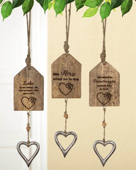 Hänger Botschaften Liebe