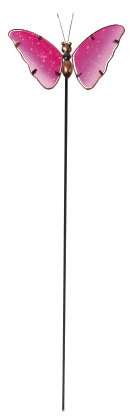 KENT LIVING Dekostecker kleiner Schmetterling 18x6x95 cm pink