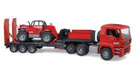 BRUDER Tieflader Man TGA + Mani-Tou