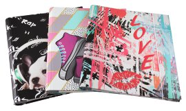 DONAU Sammelmappe Teens Girls A4 sortiert