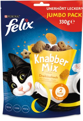 FELIX Knabber Mix Drei-Käsehoch 330 g