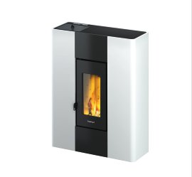 FREEPOINT Pelletofen Roxy (Verkleidung: Weiß) 7 KW