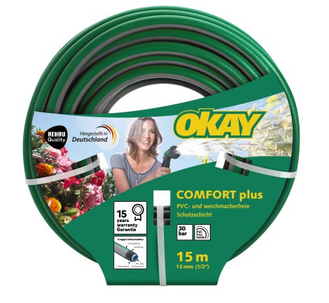 OKAY Gartenschlauch Comfort Plus 1/2" 15 m