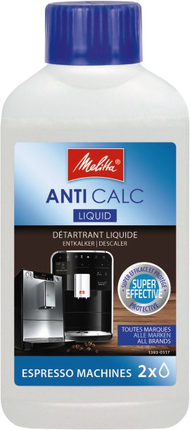 MELITTA Flüssigentkalker Anti Calc für Filterkaffeemaschine 250 ml