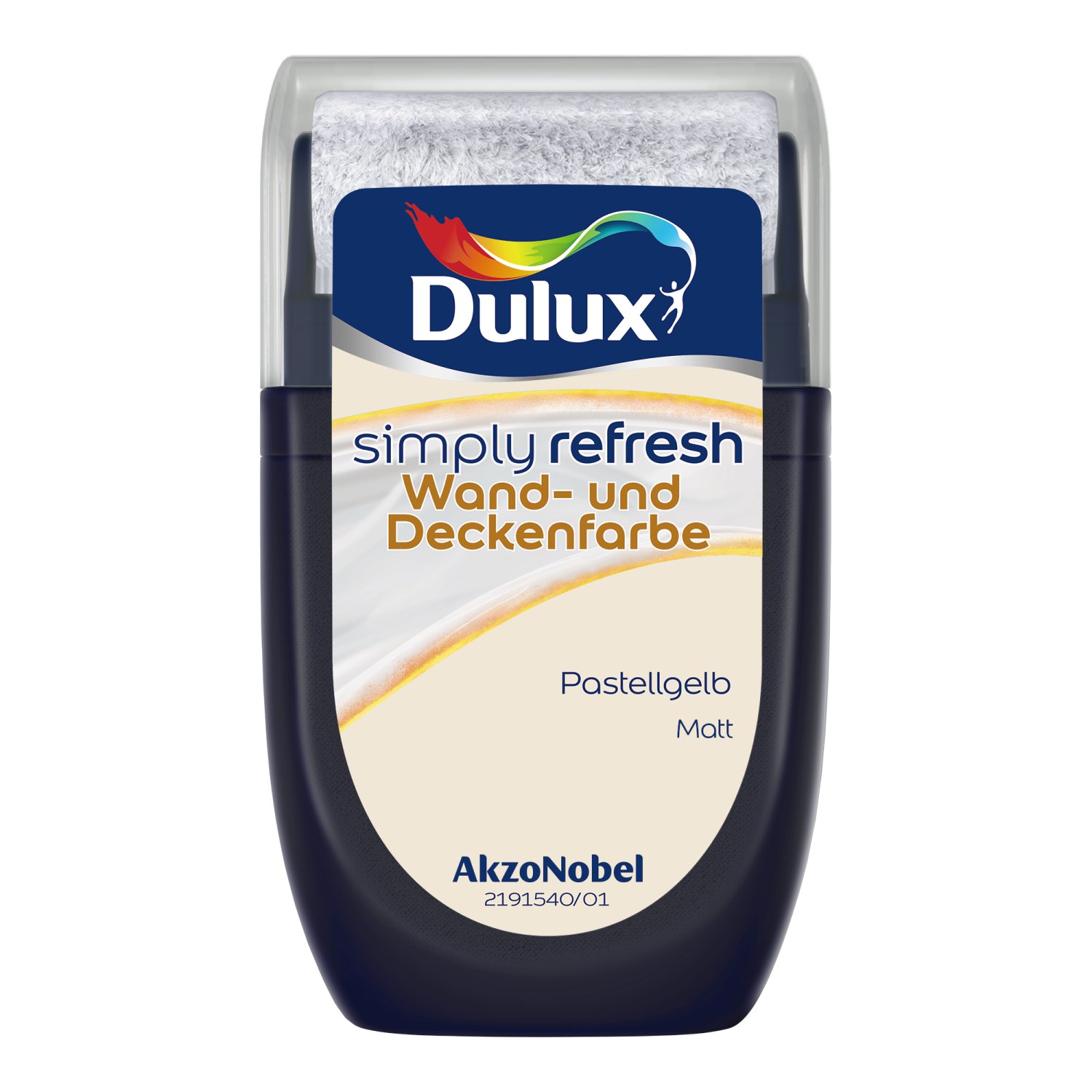 DULUX Simply Refresh Wand und Deckenfarbe Test Pastellgelb 30 ml