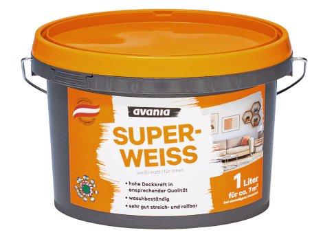 AVANIA Innenfarbe Superweiß 100 ml