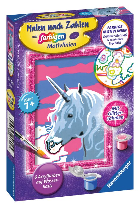 RAVENSBURGER Malen nach Zahlen Einhorn