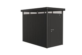 BIOHORT Gerätehaus HighLine HS mit Standardtür 155x275x222 cm, dunkelgrau-metallic