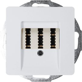 KOPP UP-Telefonsteckdose TDO Paris Arktisweiß