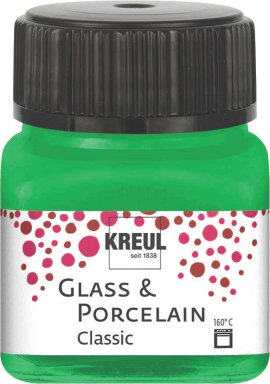 KREUL Malfarbe Glass & Porcelain Classic Grün 20 ml
