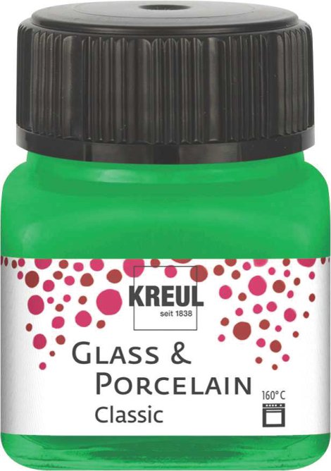 KREUL Malfarbe Glass & Porcelain Classic Grün 20 ml