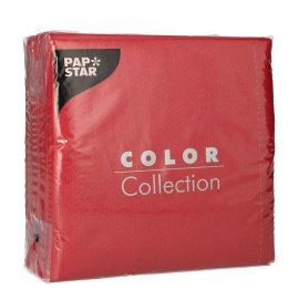 Serviette 1-lagig 1/4-falz 33x33 cm 100 Stk. bordeaux