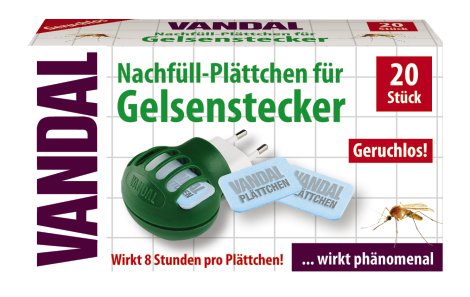 VANDAL Gelsenstecker Nachfüll-Plättchen 20 Stk.