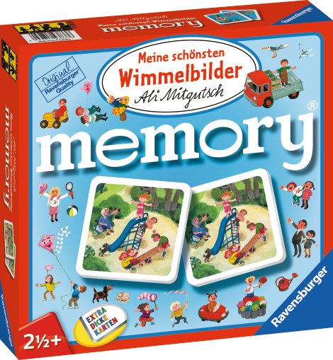 RAVENSBURGER Spiel Meine schönsten Wimmelbilder Memory