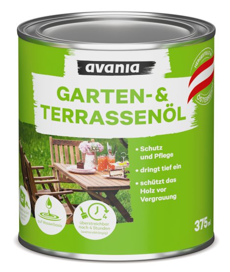 AVANIA Gartenterrassenöl Farblos 375 ml