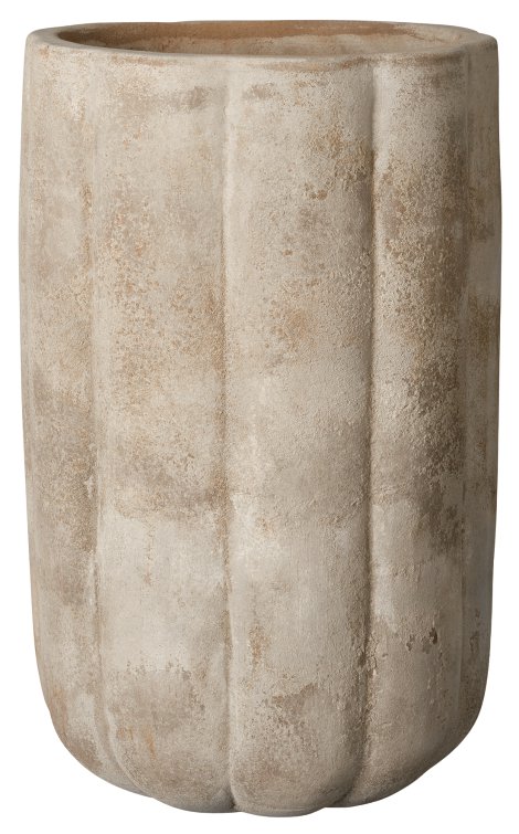 DEROMA Pflanztopf Hoch Pumpkin Braun 32 cm