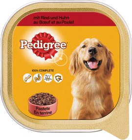 PEDIGREE Schale Adult 1+ Rind & Huhn 10x300 g