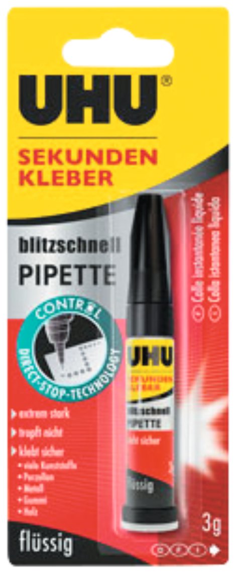UHU Sekundenkleber Blitzschnell 3 g