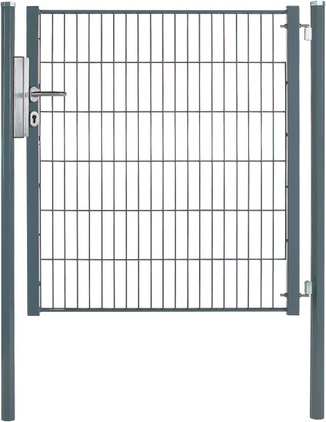 H+S Tür Uni Anthrazit ZH: 1,00 m, Breite 1,32 m, Rahmenhöhe 1045 mm
