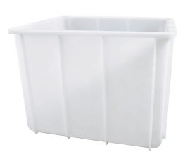 Kasten stapelbar Weiß 100 l