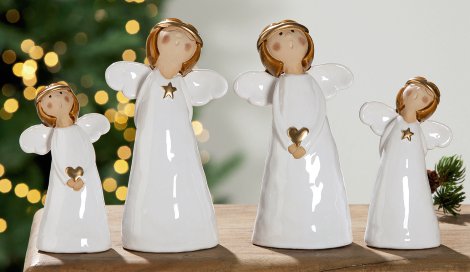 Keramikfigur Engel Franke