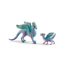 SCHLEICH Figur Blütendrache und Baby