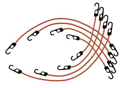 Gepäckspanner-Set Profi mit Grifflochhaken 8-tlg.