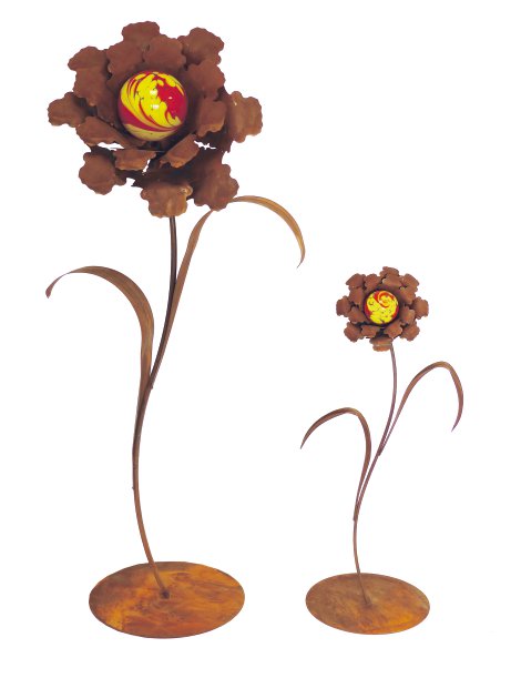 Blume Bavaria 38x140 cm (Ø Blüte x Höhe) inkl. Glaskugel Ø 15 cm