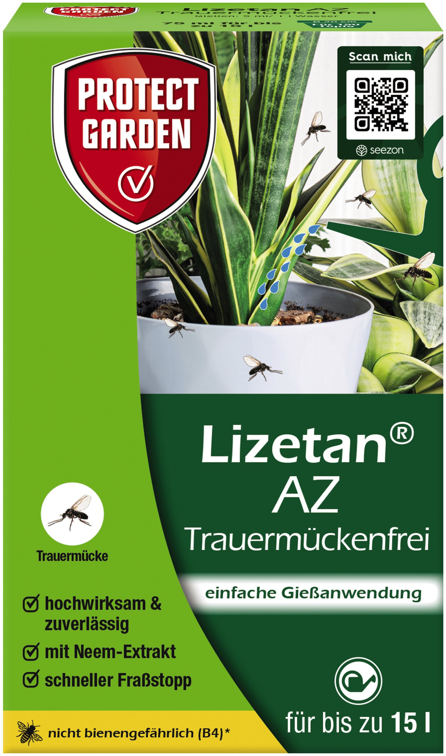 PROTECT GARDEN Lizetan® AZ Trauermückenfrei 75 ml
