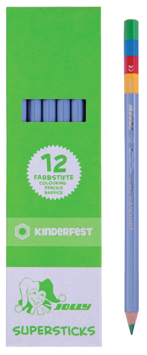 JOLLY Regenbogenfarbstifte Aqua 4 Farben
