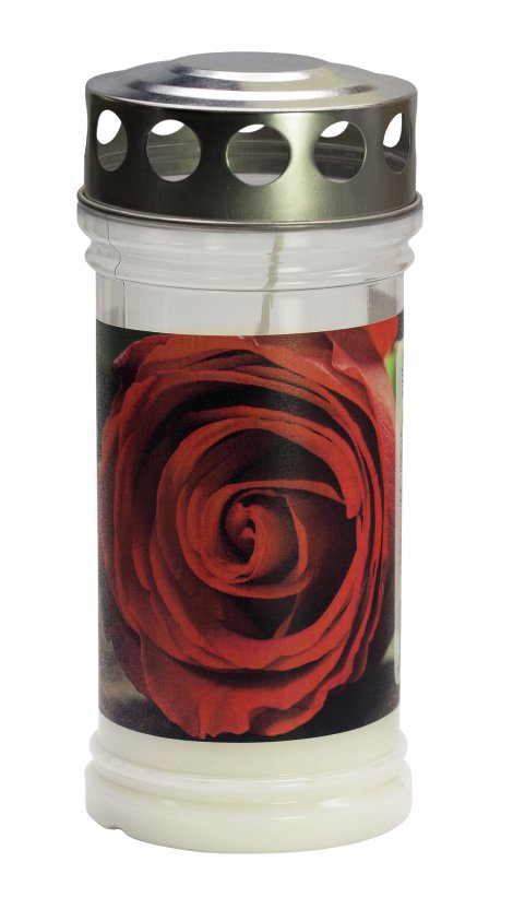 JEKA Motivkerze Rose