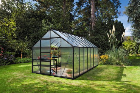 VITAVIA Gewächshaus Merkur 11500 HKP 6 mm Schwarz