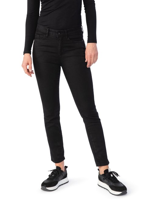 STOOKER Damen Jeans Slim Florenz Black Denim 40/30