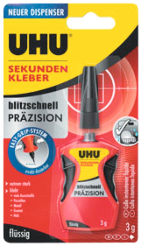 UHU Sekundenkleber Präzision 3 g