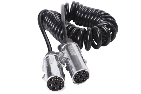 Spiral-Verbindungskabel 7-polig 24V Typ N