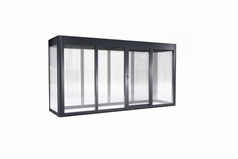 SUNELEMENTS Gewächshaus Sungarden Select 4.1 Anthrazit Metallic 10 mm