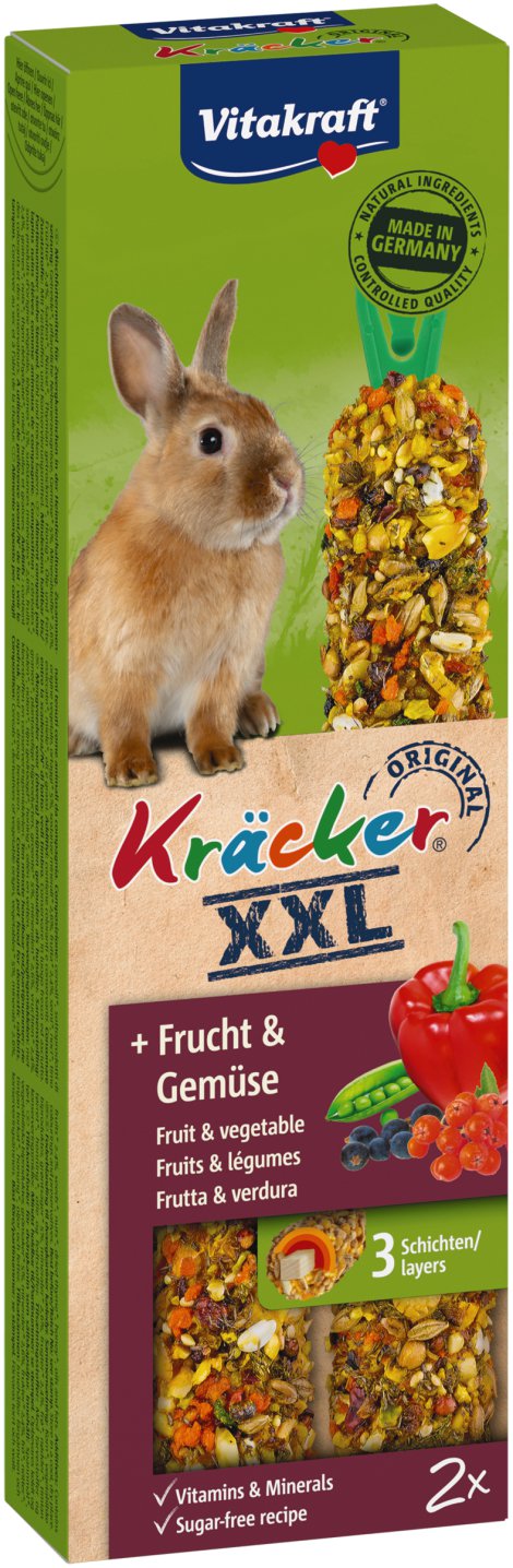 VITAKRAFT Kräcker XXL Zwergkaninchen 2er-Pack