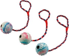 Spielball am Seil mit Glocke