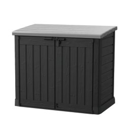 TEPRO Mülltonnenbox Store Max 1200 l Anthrazit/Grau