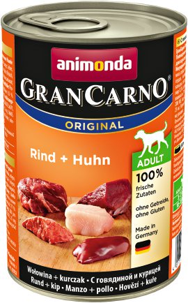 ANIMONDA Hundenahrung GranCarno Adult Rind+Huhn