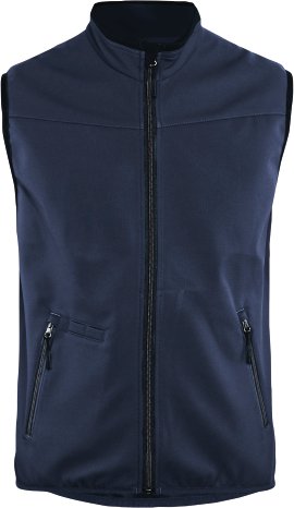 BLAKLÄDER Softshell Weste dunkel-marineblau/schwarz