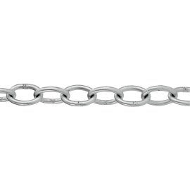 Werksnormkette flach oval 3 mm 35 m