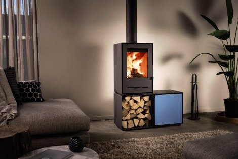 KLEINING Türboden Ice Blue für Ofen Nele