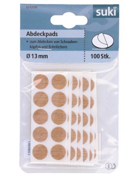 SUKI Abdeckpad Eiche hell Ø 13 mm 100 Stk.