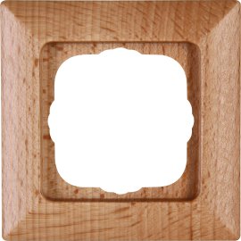 KOPP Unterputz Rahmen Milano 1-fach Buche