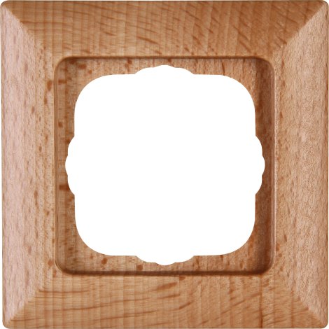 KOPP UP-Abdeckrahmen Milano 1-fach Buche