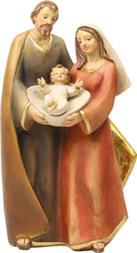 Krippenblock Familie 18 cm