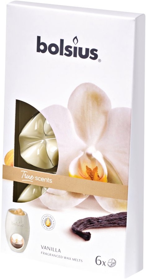 BOLSIUS True Scents Duftwachs - Vanille 6 Stk.